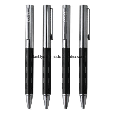 Elegante pluma de escribir metal grabada (LT-C041)